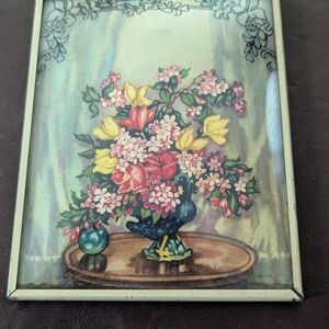 Floral Art Print in Elegant Frame